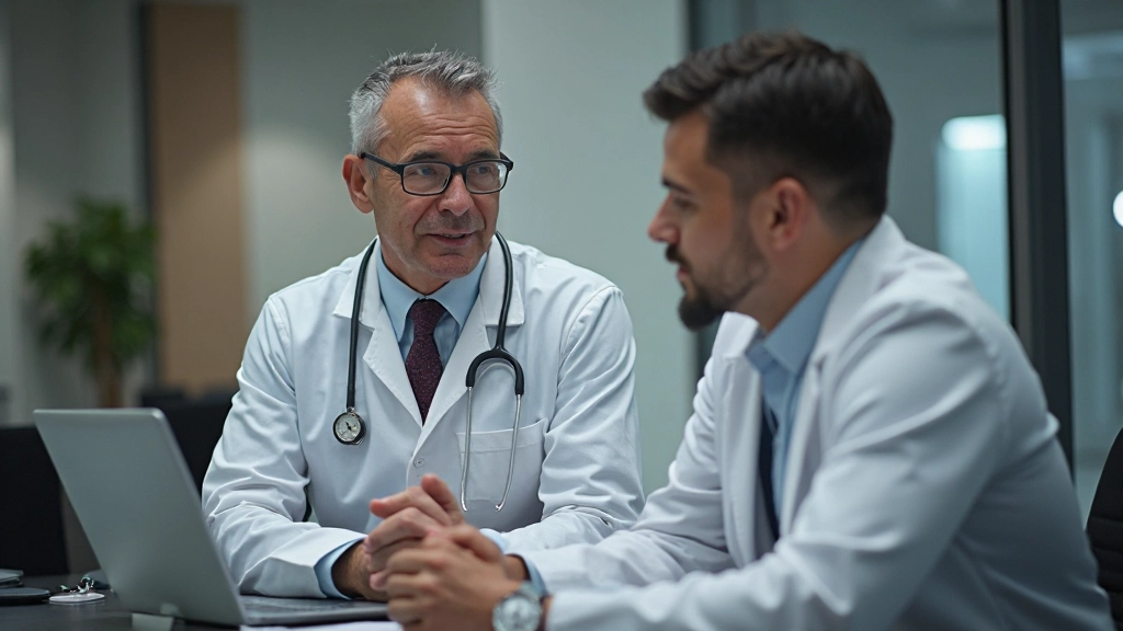 Nutritionist consulting with athlete about diet and recovery strategies